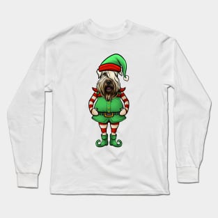 Wheaten Terrier Christmas Elf Long Sleeve T-Shirt